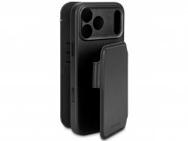 Decoded Leather Detachable Wallet Case Zwart - iPhone 17 Pro hoesje