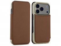 Greenwich Blake Leather Folio Saddle Tan - iPhone 17 Pro Hoesje