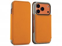 Greenwich Blake Leather Folio Arancia Orange - iPhone 17 Pro Hoesje