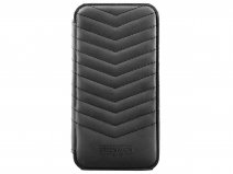 Greenwich Portland Leather Folio Beluga Black - iPhone 17 Pro Hoesje