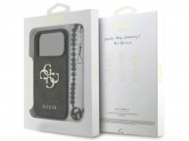 Guess Big 4G Monogram Wristlet Case - iPhone 17 Pro hoesje Grijs