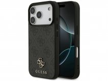 Guess 4G Monogram MagSafe Case Grijs - iPhone 17 Pro hoesje
