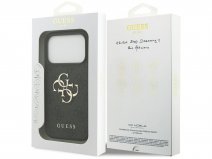Guess Big 4G Monogram iPhone 17 Pro hoesje MagSafe Case Grijs