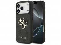 Guess Big 4G Monogram iPhone 17 Pro hoesje MagSafe Case Grijs
