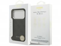 Guess Classic Monogram MagSafe Case Grijs - iPhone 17 Pro hoesje