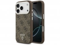 Guess Triangle Monogram MagSafe Case Bruin - iPhone 17 Pro hoesje