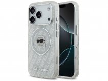 Karl Lagerfeld Ikonik Logo MagSafe Case Grijs - iPhone 17 Pro hoesje