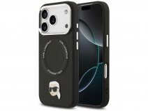 Karl Lagerfeld Ikonik MagSafe Case Zwart - iPhone 17 Pro hoesje