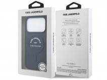 Karl Lagerfeld Paris MagSafe Case Blauw - iPhone 17 Pro hoesje