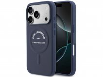 Karl Lagerfeld Paris MagSafe Case Blauw - iPhone 17 Pro hoesje
