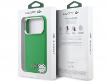 Lacoste Iconic Petit Piqué MagSafe Case Groen - iPhone 17 Pro hoesje