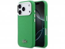 Lacoste Iconic Petit Piqué MagSafe Case Groen - iPhone 17 Pro hoesje