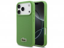 Lacoste Petit Piqué MagSafe Case Groen - iPhone 17 Pro hoesje
