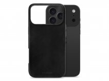 Mobilize MagSafe Leather Case Zwart - iPhone 17 Pro hoesje