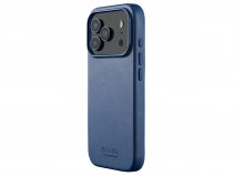 Mujjo Full Leather MagSafe Case Monaco Blue - iPhone 17 Pro Max Hoesje Leer