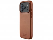 Mujjo Full Leather MagSafe Case Tan - iPhone 17 Pro Hoesje Leer