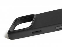 Mujjo Full Leather MagSafe Case Black - iPhone 17 Pro Hoesje Leer