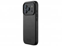 Mujjo Full Leather MagSafe Case Black - iPhone 17 Pro Hoesje Leer