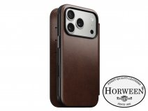 Nomad Horween Modern Leather Folio Bruin - iPhone 17 Pro hoesje