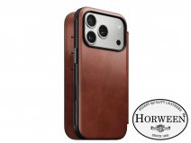 Nomad Horween Modern Leather Folio Cognac - iPhone 17 Pro hoesje