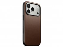 Nomad Modern Leather Case Bruin - iPhone 17 Pro hoesje