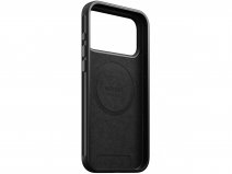 Nomad Modern Leather Case Zwart - iPhone 17 Pro hoesje