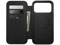 Nomad Modern Leather Folio Bruin - iPhone 17 Pro hoesje
