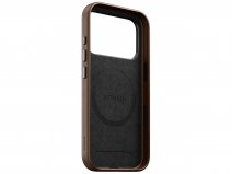 Nomad Traditional Leather Case Bruin - iPhone 17 Pro hoesje