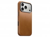 Nomad Traditional Leather Case Cognac - iPhone 17 Pro hoesje
