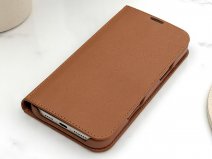 Piel Frama 2in1 Premium Leather Case Tan - iPhone 17 Pro hoesje