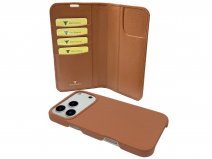 Piel Frama 2in1 Premium Leather Case Tan - iPhone 17 Pro hoesje