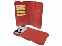 Piel Frama 2in1 Premium Leather Case Red - iPhone 17 Pro hoesje