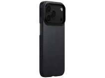 Pitaka Ultra Slim iPhone 17 Pro hoesje - Carbon Fiber MagSafe Back Case 1mm Dun