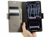 Solidenz 2-in-1 Bookcase MagSafe Beige - iPhone 17 Pro Hoesje