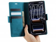 Solidenz 2-in-1 Bookcase MagSafe Groen - iPhone 17 Pro Hoesje