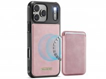 Solidenz iPhone 17 Pro Hoesje - Back Case met MagSafe Wallet Roze
