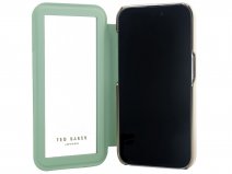 Ted Baker Flower Placement Mirror Folio Case - iPhone 17 Pro Hoesje