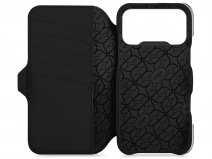 Vaja Silver V-Mag Leather Wallet Case MagSafe Bahrein - iPhone 17 Pro Hoesje Leer