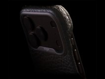 Vaja Silver V-Mag Grip Leather Case MagSafe Bahrein - iPhone 17 Pro Hoesje Leer