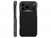 Vaja Silver V-Mag Grip Leather Case MagSafe Bahrein - iPhone 17 Pro Hoesje Leer