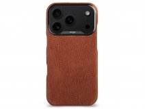 Vaja V-Mag Grip Leather Case MagSafe Parma Clove - iPhone 17 Pro Hoesje Leer