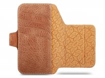 Vaja V-Mag Wallet Wrap Camel - iPhone 17 Pro Omslag met Pashouder