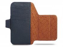 Vaja V-Mag Wallet Wrap Donkerblauw - iPhone 17 Pro Omslag met Pashouder