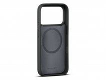 Woolnut Leather Case Zwart - iPhone 17 Pro hoesje