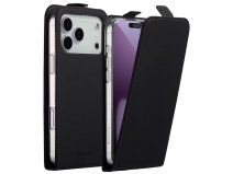 Accezz Flip Case Zwart - iPhone 17 Pro Max hoesje