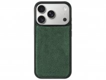 Alcanside Alcantara iPhone 17 Pro Max hoesje MagSafe Back Case - Midnight Green