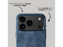 Alcanside Alcantara iPhone 17 Pro Max hoesje MagSafe Case - Ocean Blue