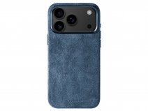 Alcanside Alcantara iPhone 17 Pro Max hoesje MagSafe Case - Ocean Blue