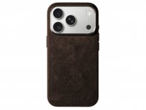 Alcanside Alcantara iPhone 17 Pro Max hoesje MagSafe Case - Chocolate Brown