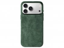 Alcanside Alcantara iPhone 17 Pro Max hoesje MagSafe Case - Midnight Green